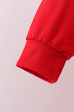 Load image into Gallery viewer, Red bow applique mom&amp;me top
