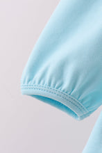 Load image into Gallery viewer, Blue heart applique bloomer set
