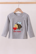 Bee mine applique top