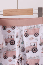 Load image into Gallery viewer, Khaki crane bamboo pajama pants set
