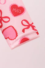 Load image into Gallery viewer, Red heart bow print bubble
