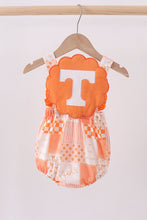 Load image into Gallery viewer, Orange Tennessee applique patchwork bubble
