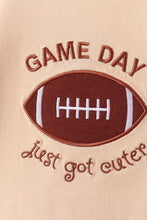 Load image into Gallery viewer, Game day football applique bloomer set
