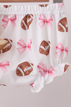 Load image into Gallery viewer, Game day football applique bloomer set

