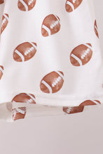 Load image into Gallery viewer, Game day football applique shorts set
