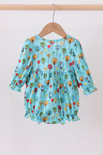 Load image into Gallery viewer, Mint Dr. Seuss smocked bow bubble
