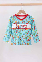 Load image into Gallery viewer, Mint Dr. Seuss smocked top
