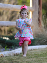 Load image into Gallery viewer, Easter Cross Smocking Embroidery Baby Girl Set
