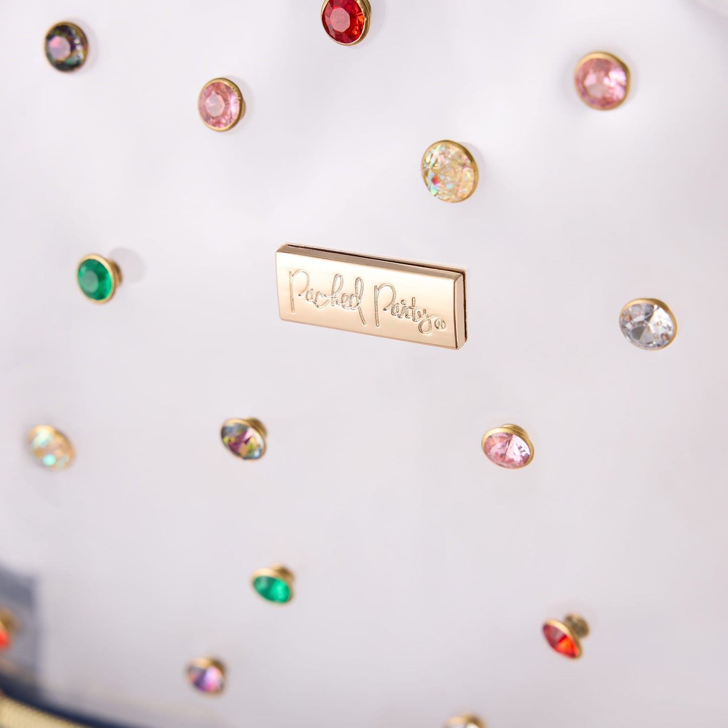 Denim and Gems Clear Backpack