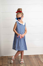 Load image into Gallery viewer, Navy Check Dress

