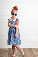 Load image into Gallery viewer, Navy Check Dress
