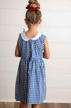 Load image into Gallery viewer, Navy Check Dress

