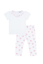 Load image into Gallery viewer, Pink Heart Tee-Leggings Set
