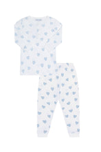 Load image into Gallery viewer, Blue Heart Print Unisex Pajama
