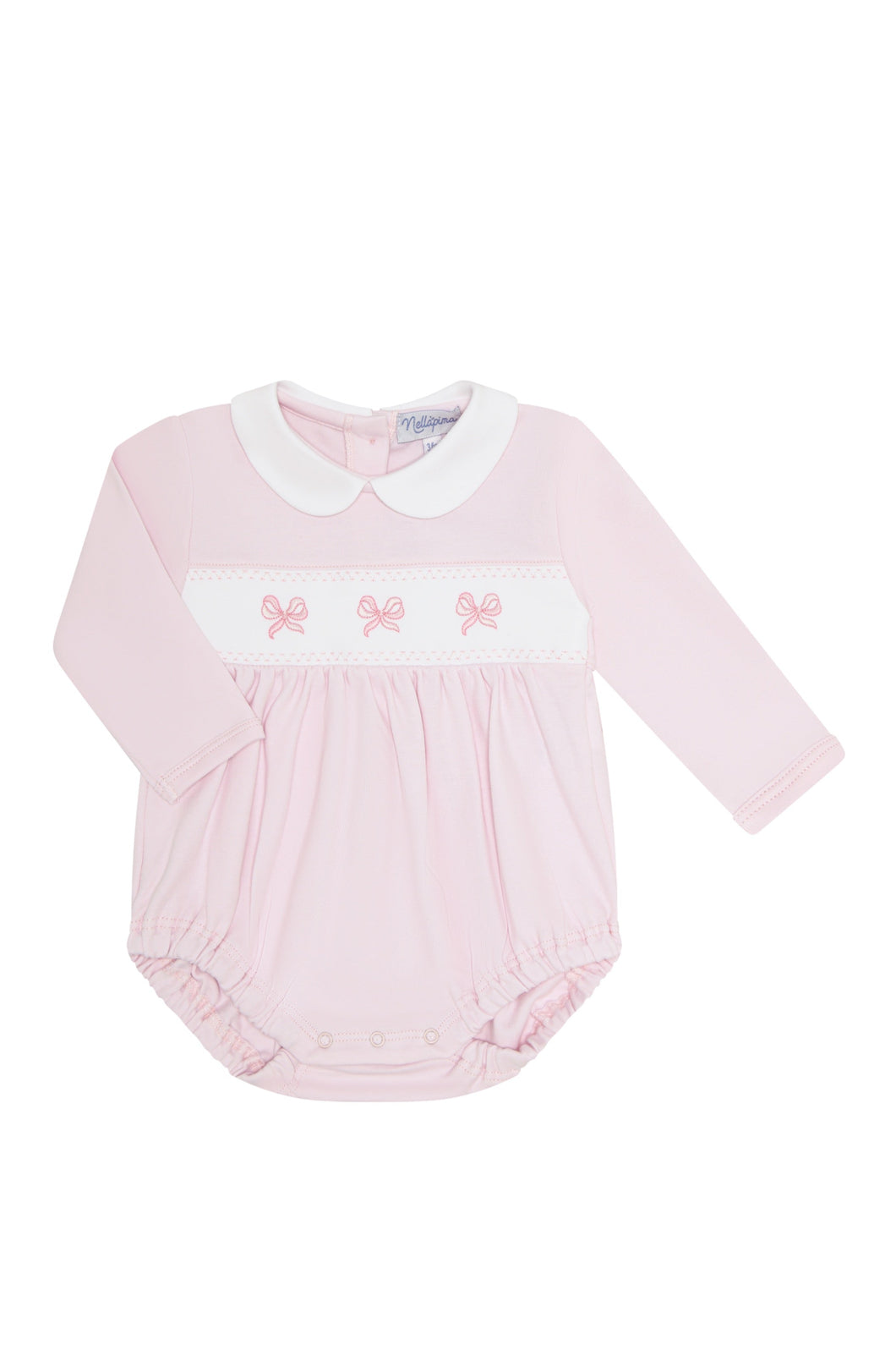 Charming Bows Embroidery Bubble LS