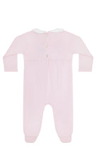 Load image into Gallery viewer, Pink Puppy Love Embroidery Footie

