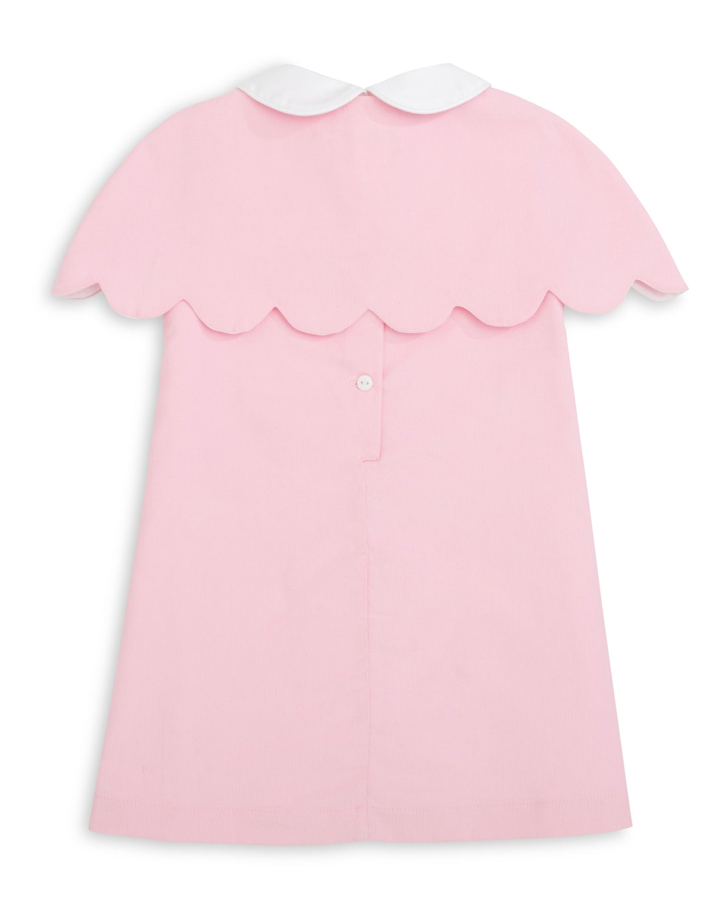 The Capelet Dress in Miriam - Pink Pinwale Corduroy