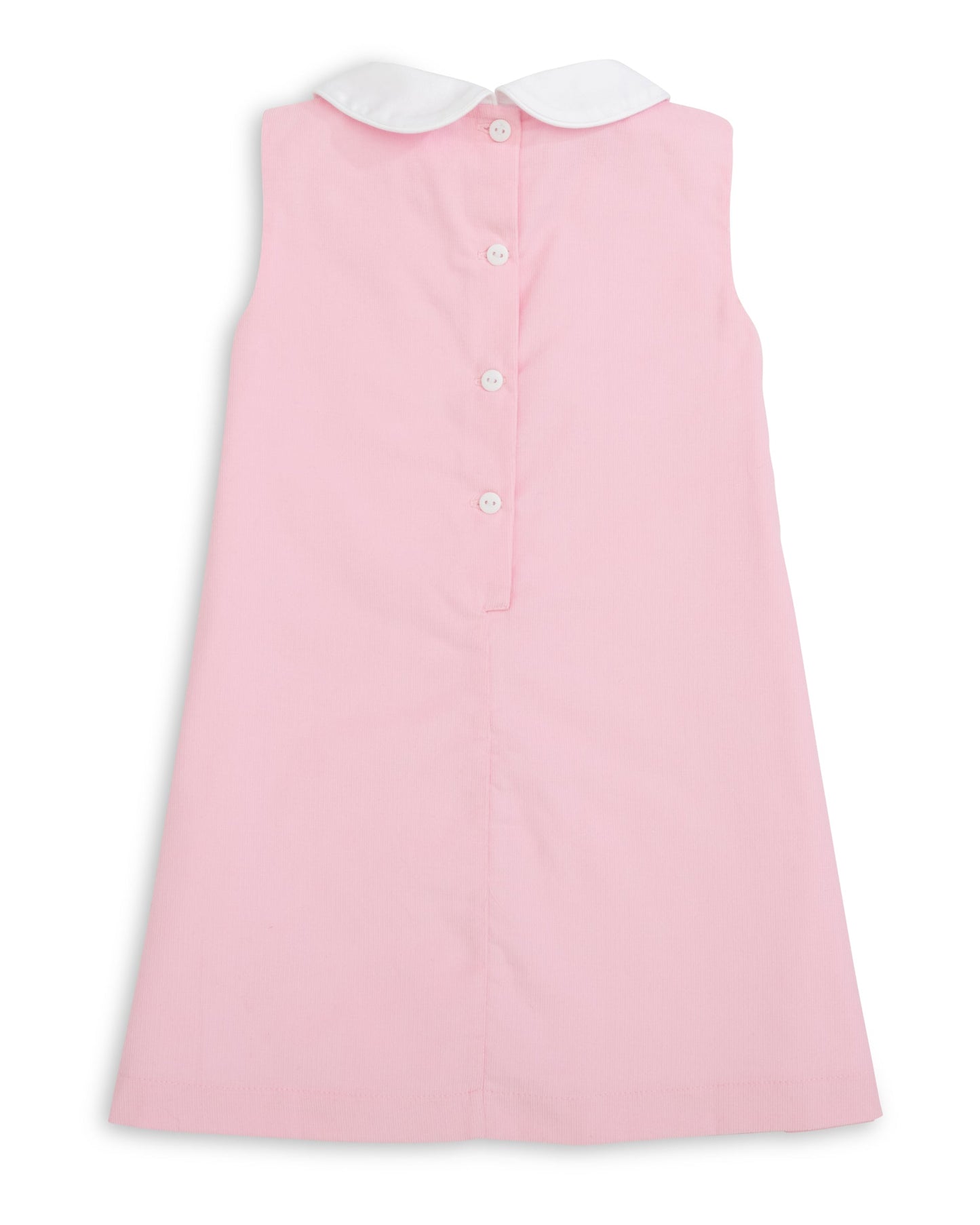 The Capelet Dress in Miriam - Pink Pinwale Corduroy