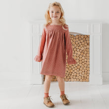 Load image into Gallery viewer, Pastel Pink Lace Yolk Dobby Dress
