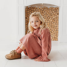 Load image into Gallery viewer, Pastel Pink Lace Yolk Dobby Dress
