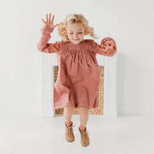 Load image into Gallery viewer, Pastel Pink Lace Yolk Dobby Dress
