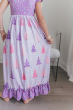 Load image into Gallery viewer, Purple Tree Lounge Gown
