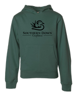 Hoodie - YOUTH Alpine Green Classic Logo