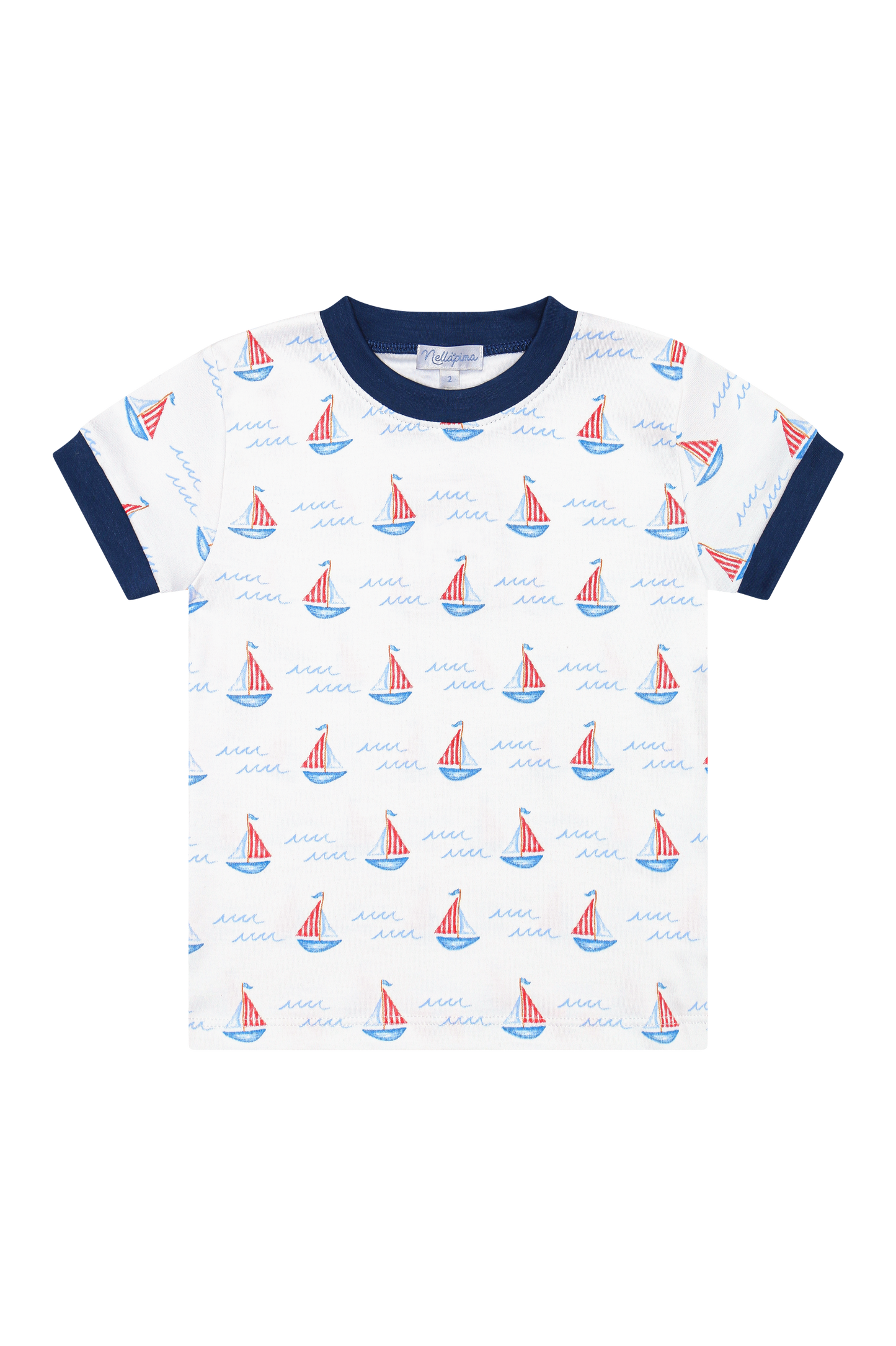 Sailboats Boy Short Set