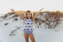 Load image into Gallery viewer, Sophie Sea Turtle Rash Guard Swimsuit

