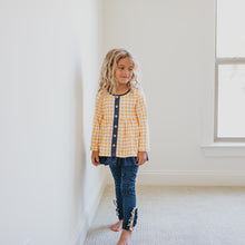 Load image into Gallery viewer, Mustard Gingham Check Set
