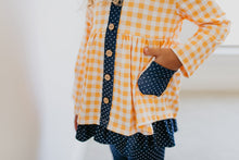 Load image into Gallery viewer, Mustard Gingham Check Set
