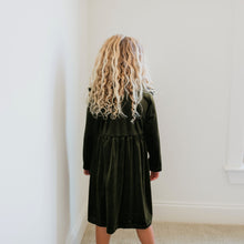 Load image into Gallery viewer, Velvet Moss Dress
