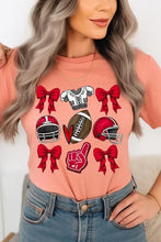 Load image into Gallery viewer, Coquette Football Graphic Tee - Image #17
