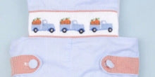 Load image into Gallery viewer, Truck Hand Smocked Boy Longalls - Image #3
