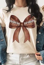 Load image into Gallery viewer, Coquette Football Bow Graphic T Shirts - Image #7
