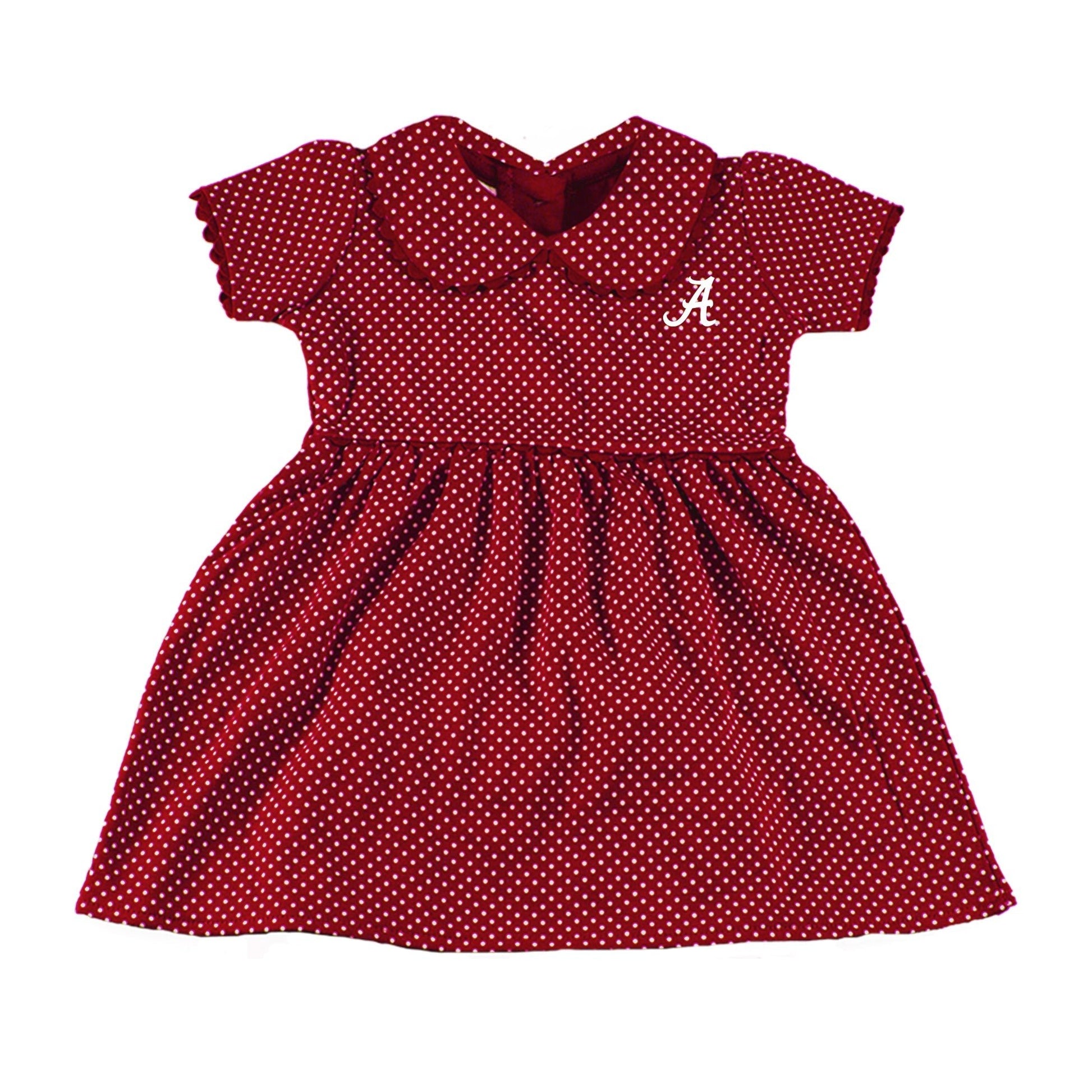 Alabama Pin Dot Peter Pan Dress With Bloomers - Abbies Place