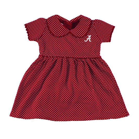 Alabama Pin Dot Peter Pan Dress With Bloomers - Abbies Place