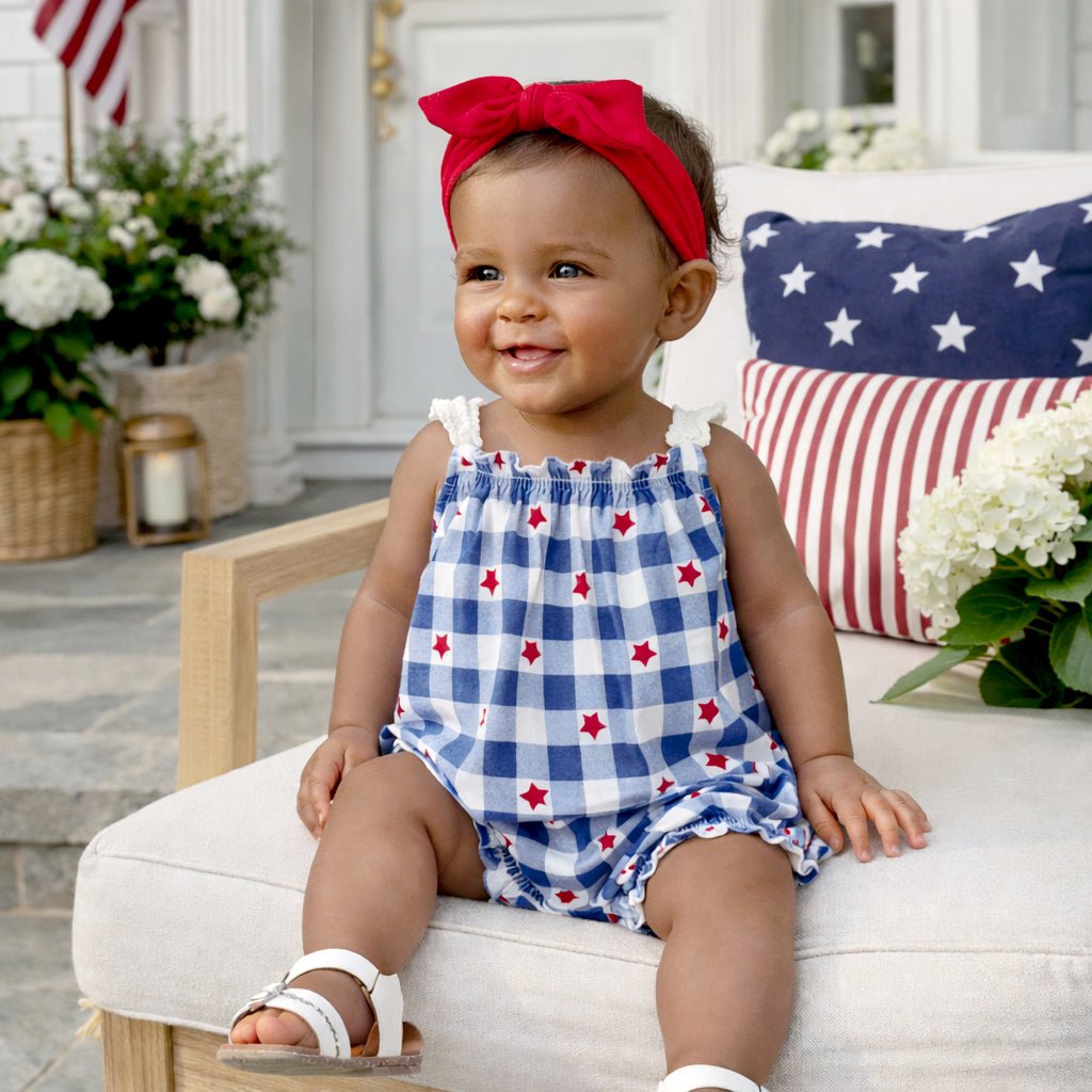 Americana Baby Bamboo Swing Top & Bloomers Set - 4th of July - Abbies Place