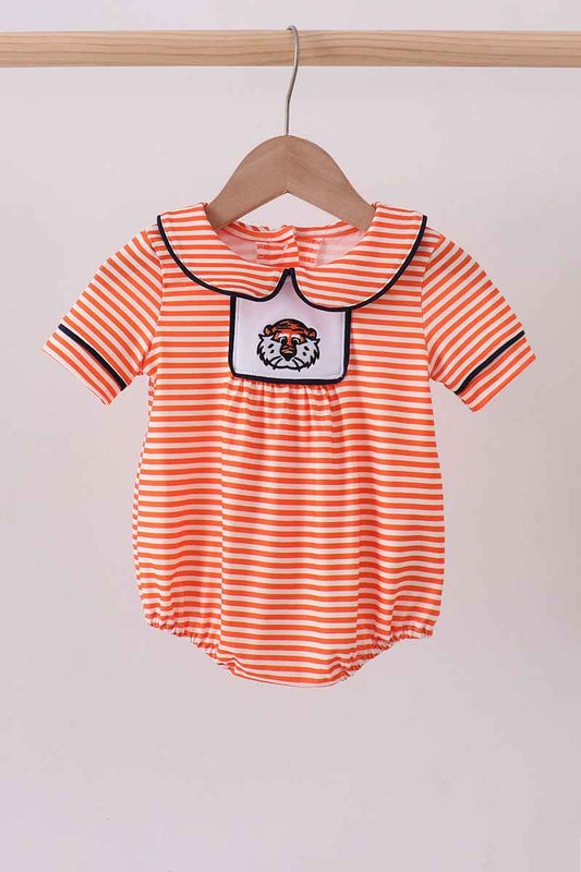 Auburn embroidery stripe bubble - Abbies Place