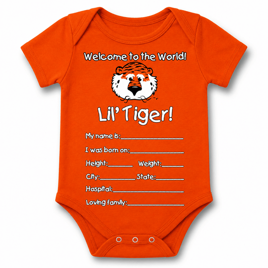 Auburn Welcome to the World Lap Shoulder Creeper - Abbies Place