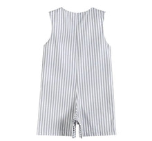 Load image into Gallery viewer, Gray and White All American Boy Overalls - Image #4
