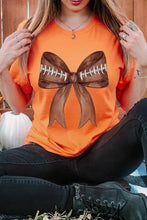 Load image into Gallery viewer, Coquette Football Bow Graphic T Shirts - Image #10
