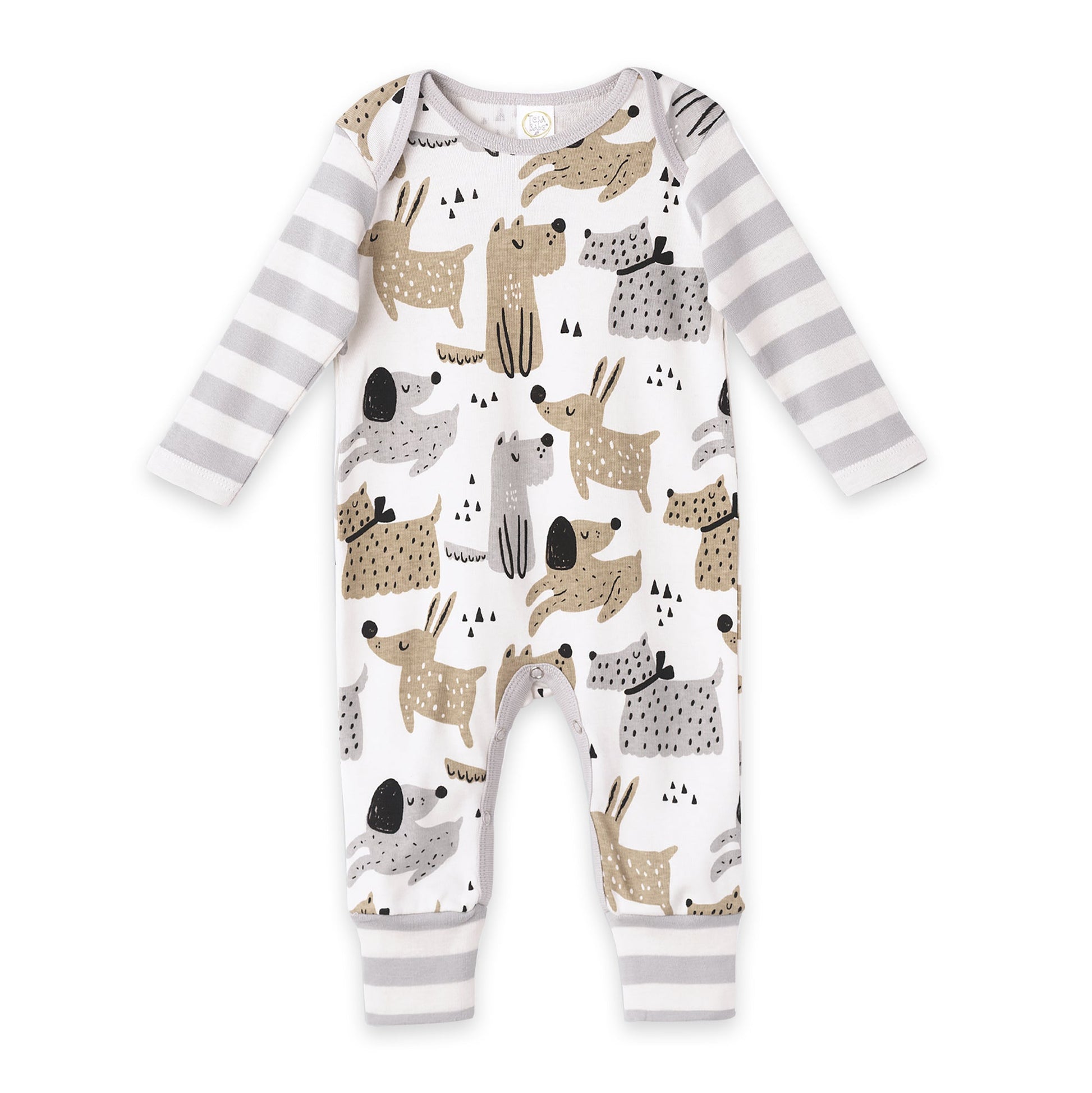 Baby Boy Puppy Dogs Cotton Romper - Abbies Place