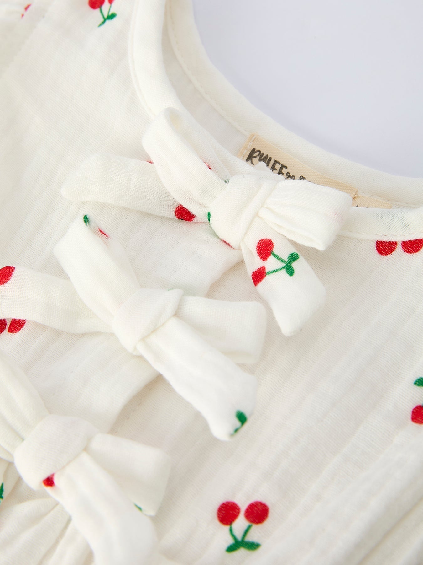Baby Girls Spring Cherry Romper - Abbies Place