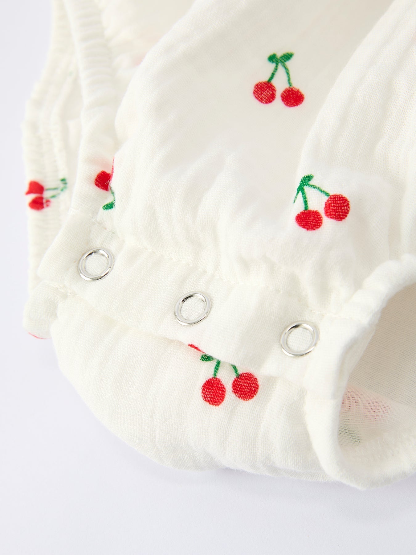 Baby Girls Spring Cherry Romper - Abbies Place