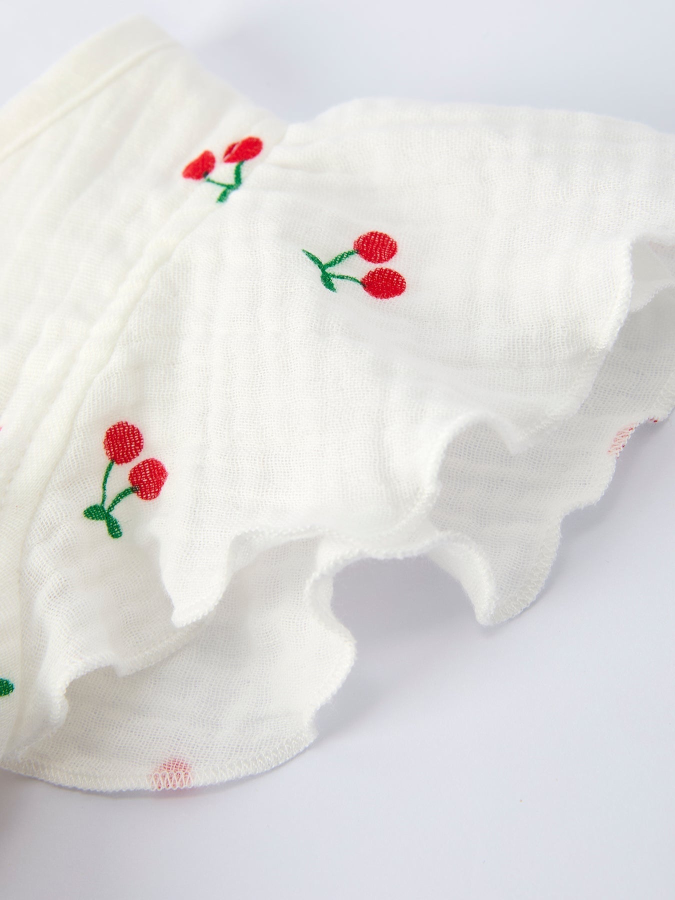Baby Girls Spring Cherry Romper - Abbies Place