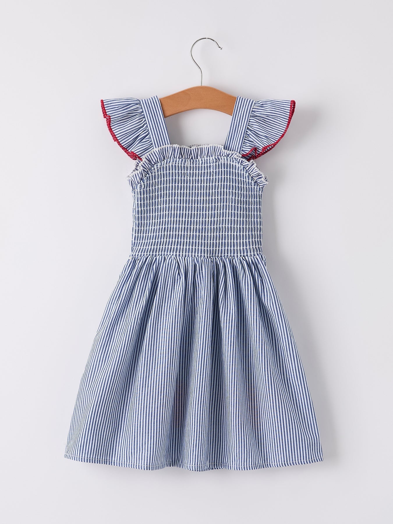 BACK TO SCHOOL Apple Applique Girls Dress - Abbies Place