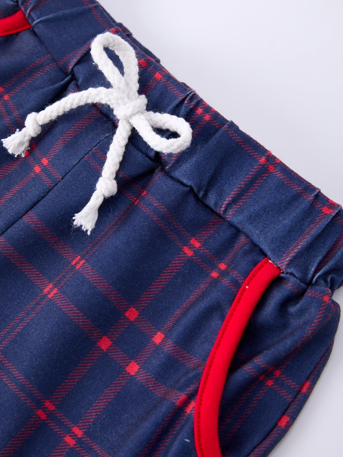 Back To School Apple Boys Set Plaid Shorts - Abbies Place