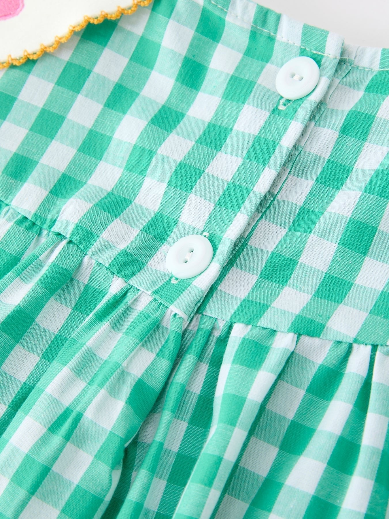 Back to School Apple Pencil Applique Girls Dress Petals Collar - Abbies Place
