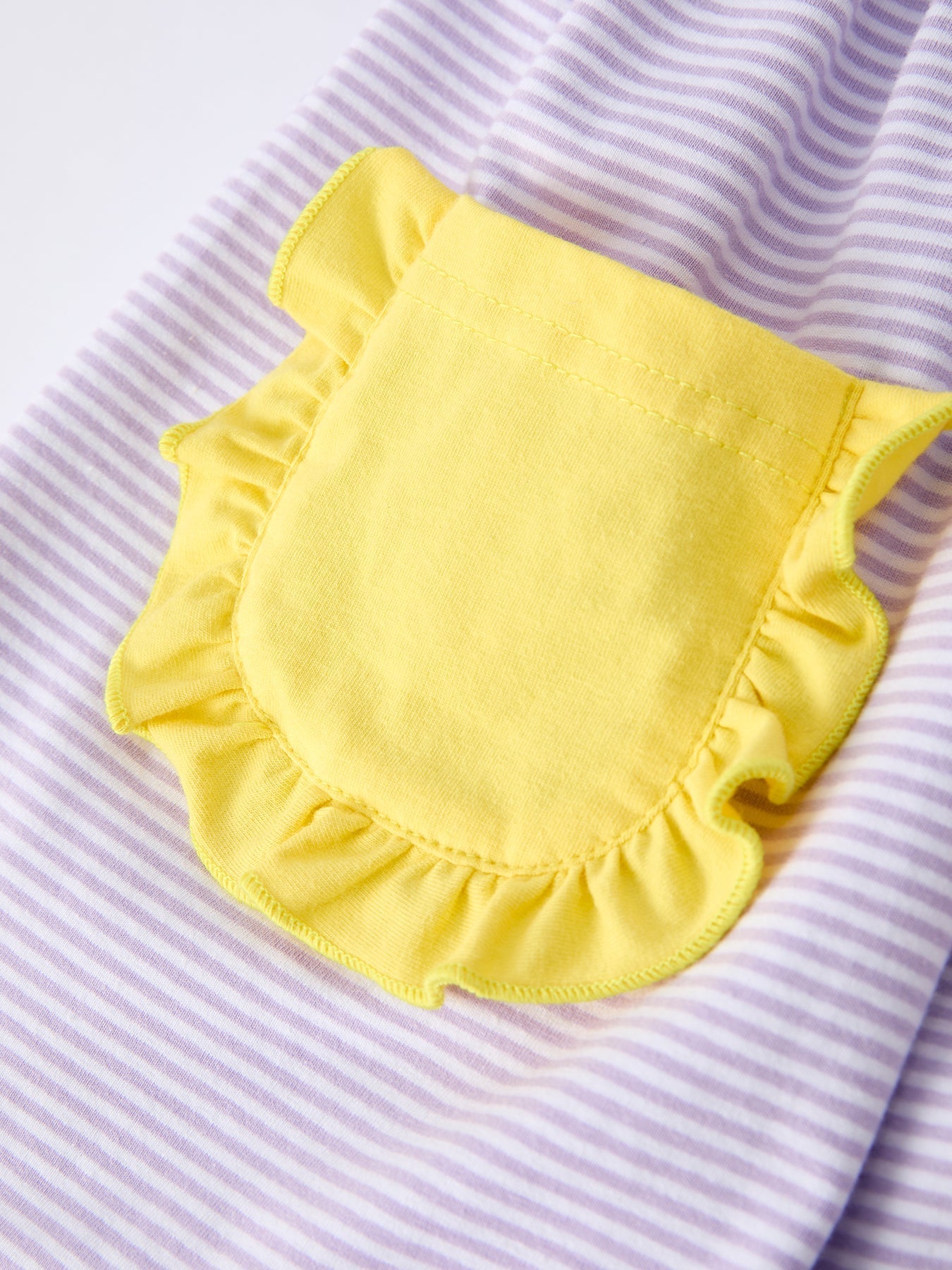 Back to School Bus Applique Ruffle Pocket Girls Dress - Abbies Place